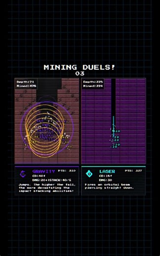 Gravity vs Laser | Mining Duels!