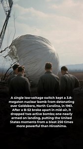 290K views · 4.2K reactions | A single switch prevented a nuclear bomb from detonating over North Carolina in 1961. | History Vault | Facebook