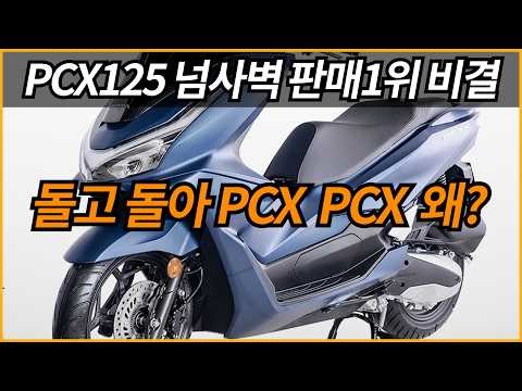 PCX125 넘사벽 판매1위 비결/돌고 돌아 PCX PCX ~ 왜?