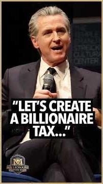 Gavin Newsom is looking to run to become President in 2028, pitches Billionaire's tax and AI UBI 😂