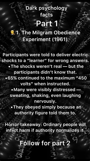 The Milgram Experiment:How Ordinary People Were Shocked IntoObedience #MilgramExperiment#mindblowing
