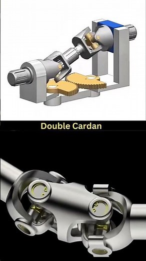 Double Cardan Mechanism | mechanical mechanism #mechanical #automobile