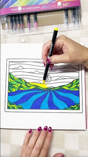 Learn how to use Watercolour brush pens | Art tips | Painting like a pro | Life of Colour