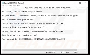 CYBORG Ransomware