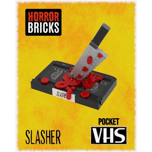 POCKET VHS #1 : Slasher -  Limited First Edition By Horror Bricks | Zavvi UK
