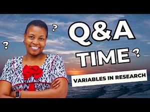 VARIABLES IN RESEARCH