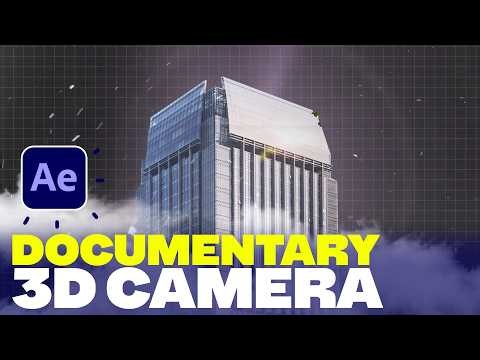 After Effects 3D Documentary Camera Animation and Collage Art Tutorials