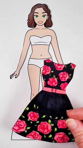 Fashion Paper Dolls on TikTok