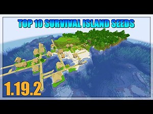 TOP 10 BEST Survival Island SEEDS For MINECRAFT 1.19.2 | Giant Survival Island