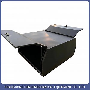 [Hot Item] Aluminum Ute Canopy Tool Box Ute Dog Cage 2 Doors Dual Cab Flat Aluminium Ute Canopy