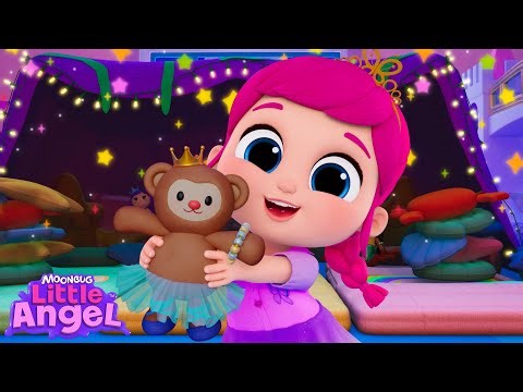 Pajama Party Sleepover! 🛌✨ | Little Angel Kids Songs & Nursery Rhymes