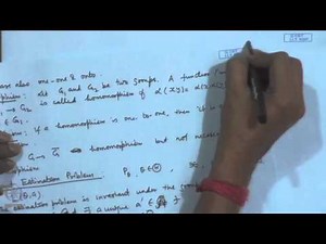 Mod-16 Lec-16 Invariance - I