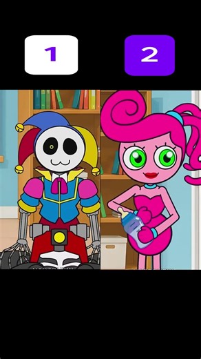 1 or 2? Scary Brother vs Mommy's Milk! 😱 (Poppy Playtime Animation)