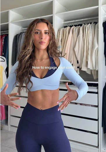 How to learn to engage your core girls!! I swear you will notice the biggest difference when you start using your core properly, & it will prevent
