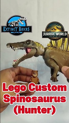 LEGO JURASSIC WORLD REBIRTH SPINOSAURUS HUNTER 棘龍 espinosaurio khủng long gai спинозавр