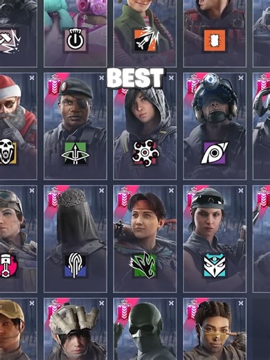 Top Attackers for Solo Queue in Rainbow Six Siege