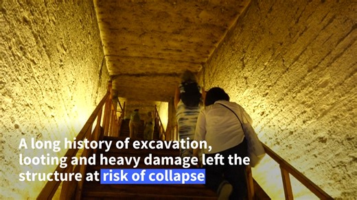 The tomb of Pharaoh Amenhotep III, one of the largest in southern Egypt's Valley of the Kings and Queens, was officially opened to the public Saturday after years of restoration. Read more here: https://u.afp.com/Sm5y | AFP News Agency