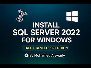 SQL Server 2022 Full Installation + HR Schema Example | تسطيب SQL Server وربط قاعدة HR