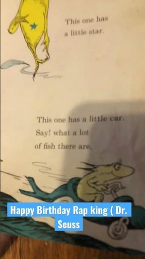 1 fish 2 fish red fish blue fish Dr seuss rap