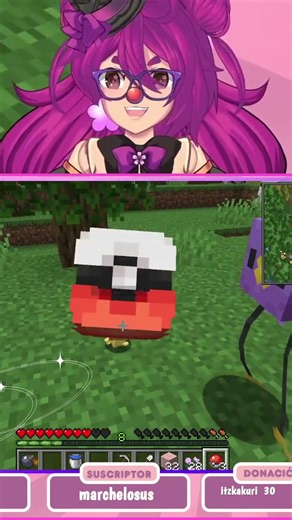 pobrecito el pichu 😭🎪 #minecraft #vtuberclips