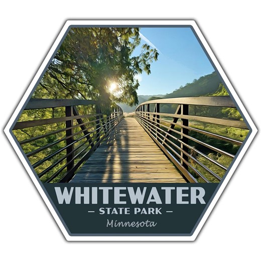 Whitewater State Park Sticker | Whitewater Sticker | Vinyl Sticker | 2.25" X 2" to 3.4" X 3.0" | Made in USA | Free Shipping - Etsy