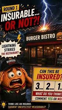Can These Risks Be Insured? 🍔⚡ | Business Studies