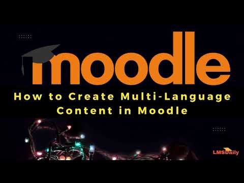 How to add Multi Language content in Moodle? #moodle #language #elearning