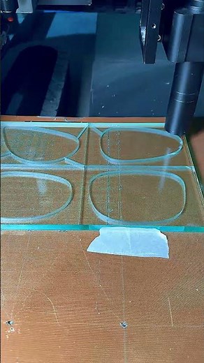 Laser cutting glass processing glass machinery glass laser cutting #tempered