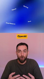2.2K views · 36 reactions | OpenAI launched a new Agent called Deep Research that can find, analyze and synthesize online resources to create detailed reports. #openaideepresearch #openai #deepresearch #openaiagents #aiagents #aiagent #ai #chatgpt | AI Savvy | Facebook