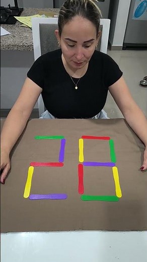 Moviendo 2 palitos formar el número mayor