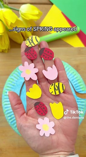 Fun Paper Plate Spring Spinner Craft for Kids