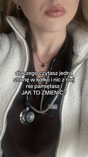 dlaczego czytasz jedną stronę w kółko i nic z niej nie pamiętasz i JAK TO ZMIENIĆ? #jaksieuczyc #biologia #matura #medstudent #lekarski