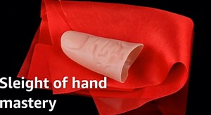 Thumb Tip Magic Tricks Fake Thumb Tip Silk Vanish Magic Disappearing Silk Fake Thumb Tip Magic Trick Gimmick Magician Accessory Magic Tricks Making Objects Appear Disappear Toys and Practical Jokes