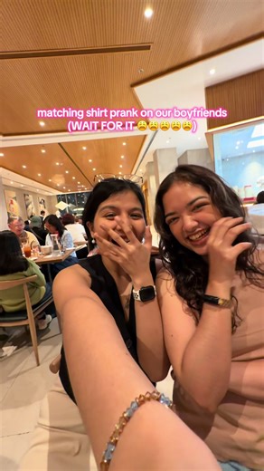 Matching Shirt Prank on Boyfriends During Japanese Double Date