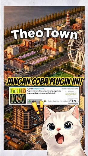 PLUGIN FULL HD THEOTOWN! BERANI COBA? #shorts