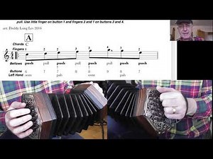 Speed The Plough - 20 Button Anglo Concertina Video Performance And Tutorial Clip