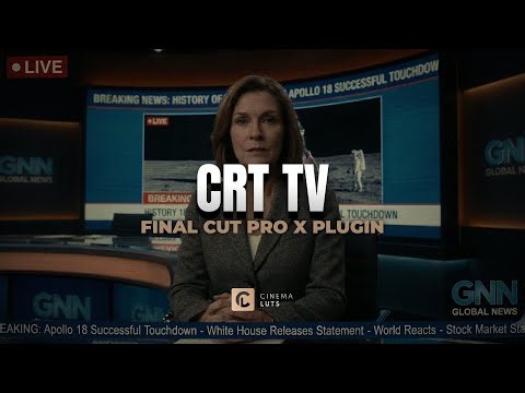 CRT TV Effect-Plugin for Final Cut Pro X (FCPX)