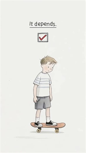 Daily English Practice | Speak with Your Child: “It depends.” #shorts #englishspeakingpractice