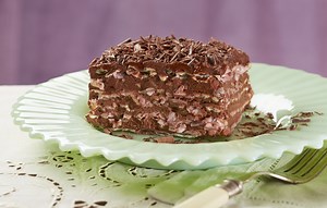 Chocolate Matzo Mousse Cake - Breaking Matzo