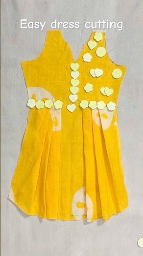 Easy dress cutting || Beautiful 🤩 dress design #shorts #trending #youtubeshorts #viral #shortsfeed