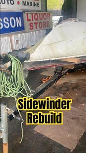 Sidewinder/Cobra SS 14 rebuild #sittingonthedockofthebay #boatlife #boatmaintenance #sidewinder