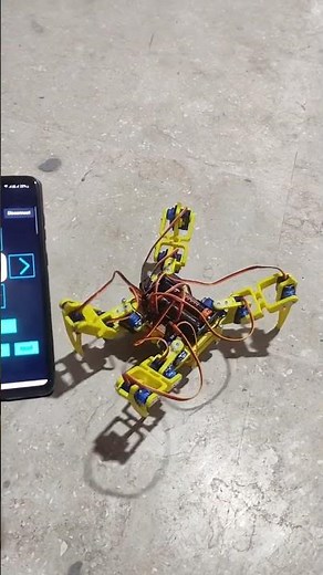 Quadruped Spider Robot #arduino