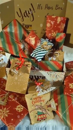 Any tips on how to fit this many gifts into a Paws Box?! 🤣🧡 Our Christmas gift boxes are flying out the door, quicker than santa on Christmas Eve night! 🎄 There's over £110 worth of goodies in our limited edition Christmas Paws Boxes, all beautifully hand wrapped.....and when I say 'box' I mean it actually has to come in two boxes, there's so much of it! All this for £49.99! Order yours now before we sell out! Link below! 🎁 . . . . . #pawsbox #dogsofinstagram #catsofinstagram #doglovers #chr