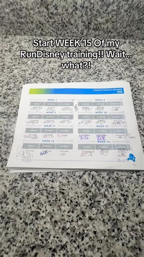 Jess ✨ on Instagram: "Start WEEK 15 Of my RunDisney training!! Wait… what?! #rundisney #rundisney2025 #rundisneytrainingprogram #rundisneytraining #rundisney10k @rundisney"