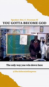 You Gotta Become God 😌💛 🎥 YouTube - Black Educational Network | LEARN TO CHART THE STARS - ASTROLOGY & ASTRONOMY : C.FREEMAN EL #BroCFreemanEl #God #You #occult #metaphysics #spirituality #gnosticism #esoteric #alchemy #chaosbeings #goddesses #gods #melanin #alchemist #sirius #esotericknowledge #vibrationalalignment #gnosis #knowledge #knowthyself #reels #shorts #panafricangoddess #thealchemistempress | Tiaucia Richardson