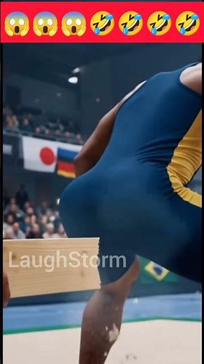 Olympic Fart Power! 💨 Breaking Wood Like a True Champion! 🏆😂