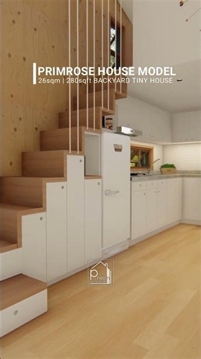 280 Sqft Modern Backyard Tiny House | Beautiful Small Cabin Design You Can Build #phileinbudgethomes