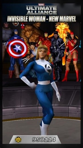 Invisible Woman All Costume Variants | Marvel Ultimate Alliance #Shorts #marvel