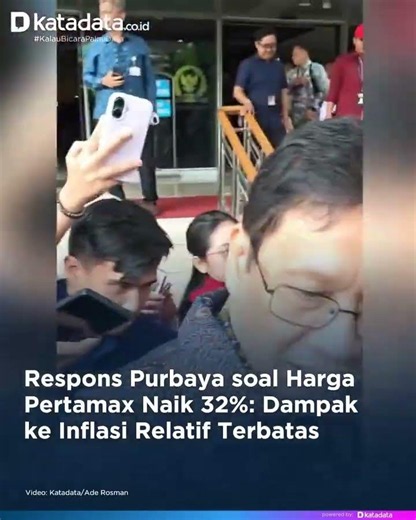 Purbaya’s Response to 32% Pertamax Price Hike: Impact on Inflation Relatively Limited