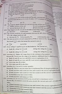 Q6.The relative permeability of a substance X is slightly less... | Filo